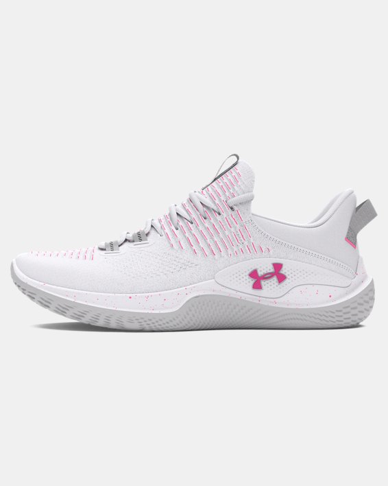 Women's UA Dynamic IntelliKnit Training Shoes in White image number 5